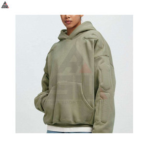 Sweat-shirts gaufrés de qualité supérieure, impression de logo personnalisée, ODM numérique, hiver, 100% coton molletonné, respirant, confortable, décontracté - Product Image 6