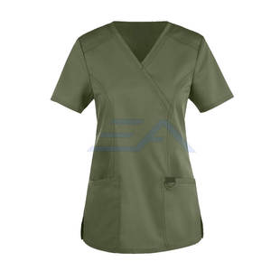 Nouveaux hauts à encolure croisée pour femmes, style tendance, faible MOQ, nouvelle conception, marque privée - Product Image 1