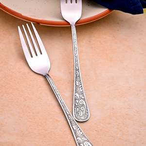Silver Aura Set of 2 <b>Dessert</b> <b>Forks</b> - Product Image 3
