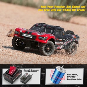 HBX 3100A 1/14 Camioneta RC sin Escobillas para Pistas Cortas RTR 38MPH con ESC Hobbywing, Eje Trasero Sólido, 4WD, Vehículo Todoterreno para Desierto - Product Image 5