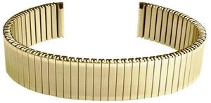 Correas de Reloj Inteligente Unisex de Lujo FixoFlex 6051 Doradas Ajustables y Cómodas de 20 y 22 mm de Acero Inoxidable, Metálicas, Suaves, Transpirables y Elásticas - Product Image 2