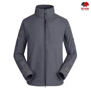 Veste Softshell sur mesure pour homme, fermeture éclair, col montant, tissu respirant avec logo personnalisé - Product Image 3