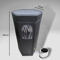 Hi-Q Group Spa Sauna Rooms Générateur d'ozone Infared De Vapor Spa Baignoires Chambres Sauna Cube Baignoire Inclinable Sauna