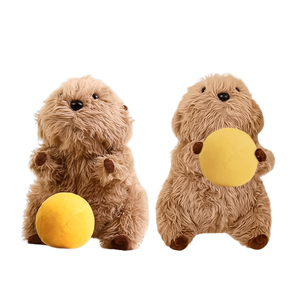 Peluche <span class=keywords><strong>de</strong></span> nutria súper suave personalizado al por mayor con pelota, muñeco <span class=keywords><strong>de</strong></span> peluche <span class=keywords><strong>de</strong></span> animal, juguete <span class=keywords><strong>de</strong></span> peluche <span class=keywords><strong>de</strong></span> nutria <span class=keywords><strong>de</strong></span> río esponjoso y adorable - Product Image 2