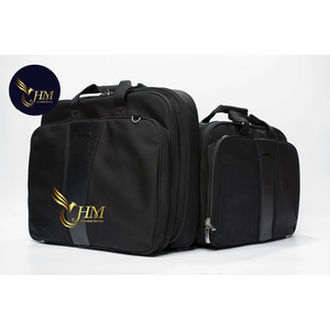 Sac pour ordinateur portable en polyester moderne et tendance avec logo personnalisé Hien Minh VietNam, fermeture à glissière, mallette durable pour les affaires - Product Image 4