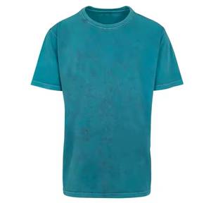 Camiseta cómoda y ajustable con hombros caídos, transpirable, a bajo precio, de uso casual, fácil de llevar, para hombre, con logotipo personalizado. - Product Image 2