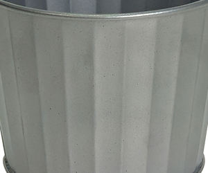 Maceta de Metal Galvanizado Sostenible con Diseño Moderno Acanalado |   Maceta Decorativa para Interiores y Exteriores, Duradera y Moderna - Product Image 4