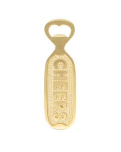 Abrebotellas de metal escrito Cheer personalizado a precio mayorista de alta calidad - Product Image 1