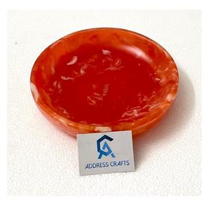 Platos y Tazones Decorativos de Resina Epoxi, Diseño Nuevo, Hechos a Mano, Elegantes, para Servir en el Hogar, Hotel, Fiestas, Eventos y Festivales - Product Image 6