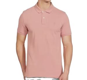 Vente en gros de polos pour hommes T-shirt à manches courtes 100% coton T-shirt personnalisé à col rond de haute qualité pour hommes Polo pour hommes - Product Image 1