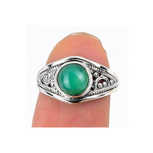 แหวนเงินแท้925สไตล์คลาสสิกใส่ได้ทั้งชายและหญิงพลอยชุบโครเมียมจากมะนาวธรรมชาติสำหรับงานแต่งงานงานปาร์ตี้ - Product Image 3