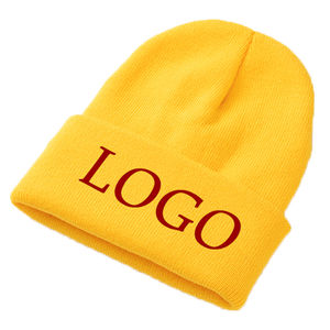 Bonnets en tricot vierges personnalisés, couleur unie, bonnet d'hiver pour adultes, tissu imperméable pour la plage et les affaires, haute qualité - Product Image 6