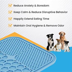 HILIM Wholesale Silicone Cat and <b>Dog</b> Licking <b>Mat</b> BPA Free Non Slip <b>Feeding</b> Pad Dishwasher Safe Slow Feeder Calming Solution - Product Image 4
