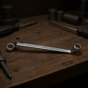 Chiavi Poligonali Doppie Cromate con Curvatura Profonda - Product Image 3