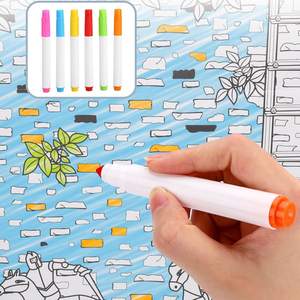 Dessin éducatif <span class=keywords><strong>carton</strong></span> peinture papier château 3D bricolage jouets Doodle pour les enfants - Product Image 4