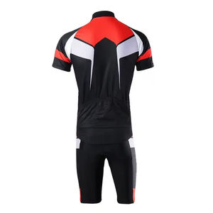 Conjuntos de Maillots de Ciclismo con Impresión por Transferencia de Calor Personalizados al por Mayor, Ligeros, Transpirables, de Secado Rápido, Uniforme de Ciclismo para Hombre, 10 Conjuntos MOQ - Product Image 3
