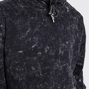 100% matériau respirant et à séchage rapide fait hommes sweat à capuche lavé à l'acide/haut design hommes sweat à capuche lavé à l'acide - Product Image 5