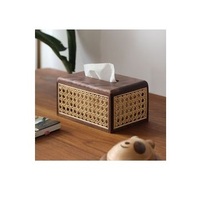 Boîte à mouchoirs en bois d'acacia à logo personnalisé de luxe à forte demande nouvelle Offre Spéciale au design élégant