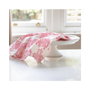 Serviettes de cuisine brodées en coton filé à anneau de contrôle d'ondulation de golf 50x70cm 220 GSM serviettes écologiques résistantes à la décoloration à séchage rapide - Product Image 6