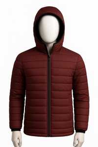 Chaqueta de Plumón Personalizada con Logotipo para Hombre, Abrigo Impermeable de Invierno con Capucha, Ropa Exterior Cálida y Cortavientos, Chaquetas al por Mayor OEM y ODM - Product Image 2