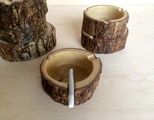 Cendriers à cigares pour patio extérieur-Cendrier à cigares en bois pour hommes et femmes, accessoires de cigare en bois pour les amateurs de bourbon - Product Image 3