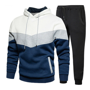 Los hombres usan trajes de sudor de buena calidad Hombres usan al por mayor Gimnasio Fitness Sudadera y Jogger Algodón polar Trajes de sudor - Product Image 5