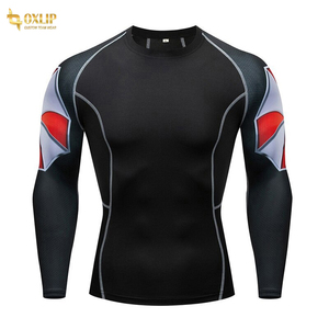 Rashguard de compression long en Spandex respirant pour homme, sur mesure, haute qualité, best-seller, vente en gros, personnalisable par sublimation, collection 2022 - Product Image 4