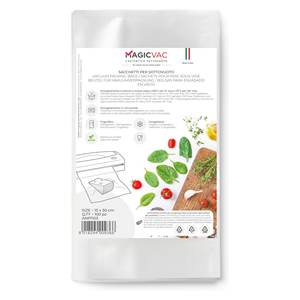 Magic Vac BPA-Free 15x30 cm Vacuum Storage Bags <b>Label</b> ANP1103 100pcs Pack - Product Image 1