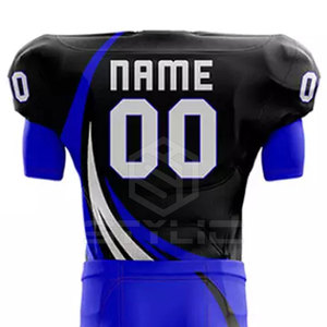Uniforme de fútbol americano ligero y cómodo para hombres, Impresión de logotipo personalizado, uniformes de fútbol americano - Product Image 5