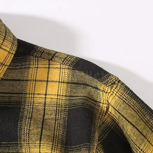 Camisas de Franela para Hombre con Logotipo Personalizado OEM, Camisas de Franela de Manga Larga de Secado Rápido, Precio al por Mayor - Product Image 4