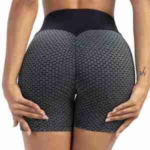Breathable Quick Dry Yoga Wear Sports Bra and Shorts for Adults for Sale leggings, Seamless, High Waist - Product Image 4