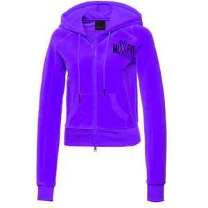 Otoño Invierno impreso Zip Pullover Sudadera Mujer personalizable Sudadera con capucha transpirable algodón suelto ajuste manga larga Color sólido - Product Image 3