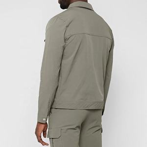 Moda hombres polar casual cálido zip up sudaderas dos piezas conjuntos cremallera chaqueta + pantalones traje hombres chándales - Product Image 2