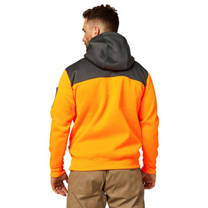 Wholesales Top Quality Hi-Vis Hoodies Clearance Lightweight Eco Friendly Half-Zip Construction <b>Work</b> Wear Hoodie & <b>Sweatshirts</b> - Product Image 3