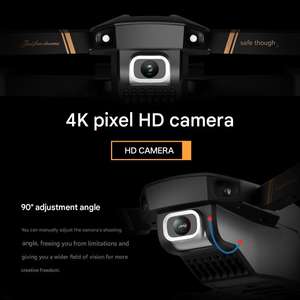 Dron V4 con Cámara Dual 1080p FHD, Aeronave de Control Remoto con hasta 20 Minutos de Tiempo de Vuelo para Fotografía Aérea - Product Image 2