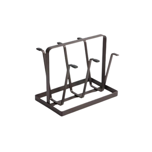 Support en verre pour tasse en fer de qualité supérieure Design fabuleux Porte-verre de tasse de couleur noire à un prix compétitif - Product Image 4