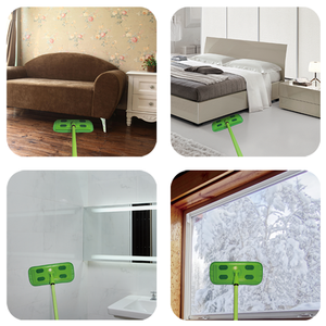 Superior Quality Microfiber <b>Mops</b> for Household Cleaning Flat Green with Telescopic <b>Handle</b> Made in Taiwan - Product Image 6