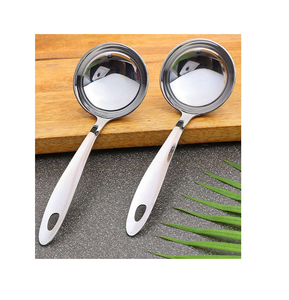 Cuchara para servir de acero inoxidable, herramientas de cocina, cubiertos, utensilios para servir de cocina de acero inoxidable, cuchara para servir - Product Image 1