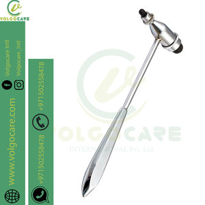 Marteau d'auscultation médicale Marteau à percussion en acier inoxydable avec marteau de diagnostic à l'échelle - Product Image 2