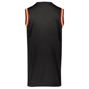 Maillot de basket-ball pour homme, vente chaude, qualité supérieure, dernier design, tissu en polyester, couleur unie, sans manches, léger - Product Image 2