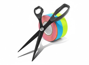 Ciseaux de bande de sport de 8.5 pouces ciseaux médicaux en acier inoxydable forts pour la broderie bricolage et le cisaillement Type Laser - Product Image 2
