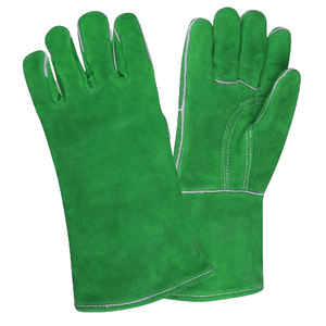 Gants de sécurité en cuir de vachette durable résistant aux étincelles de chaleur excellents pour les travaux de construction anti-incendie Texture lisse - Product Image 3