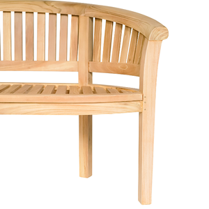 Banco Relajante de Diseño Moderno con Estructura de Madera de Teca para Terraza y Jardín al Aire Libre - Product Image 5