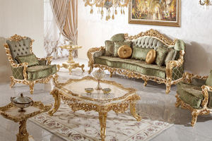 Juego de Sofás de Madera de Teca Tallada a Mano Estilo Italiano, Muebles Modernos para Sala de Estar, Portátiles, de Lujo, Tamaño Personalizado Profesional - Product Image 4