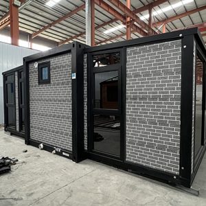 Casa Expandible de 40 pies con Revestimiento Exterior en Patrón de Ladrillo Gris + ENVÍO GRATUITO - Product Image 1
