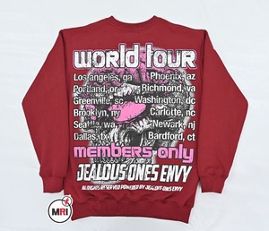 เสื้อกีฬาคอกลมผ้าฟลีซขนาดใหญ่สำหรับผู้ชายเสื้อพิมพ์ลายสกรีนโลโก้ออกแบบได้ตามต้องการ - Product Image 5