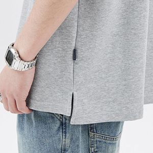 Polo pour homme, poids lourd, décontracté, manches courtes, style américain, coupe ample, grande taille, polos pour homme - Product Image 5