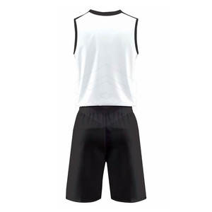 Conjunto de Uniforme de Baloncesto Transpirable Hecho en Pakistán para Verano con Pantalones Cortos de Sublimación de Color Personalizado e Impresión de Logotipo Personalizado - Product Image 3