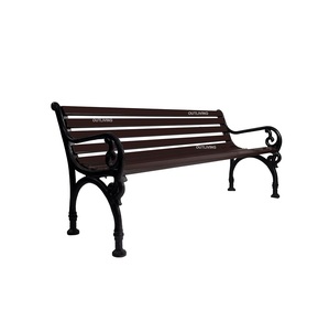 Garden patio wooden <b>bench</b> brown & black for home hotel garden outside park seating patio <b>bench</b> outdoor and <b>indoor</b> furniture 2023 - Product Image 5