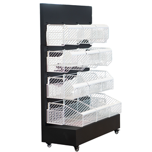 Kệ trưng bày sản phẩm tùy chỉnh một mặt với Giỏ dây chất lượng cao-OEM được chấp nhận-Nhà máy Việt Nam - Product Image 2